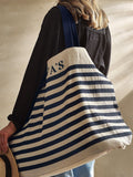 Personalised extra large jute beach bag 52L, UK version
