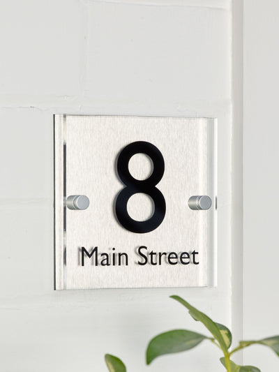 Next Loveabode Personalised Square House Sign 15cm x 15cm- Buy online at McGrocer