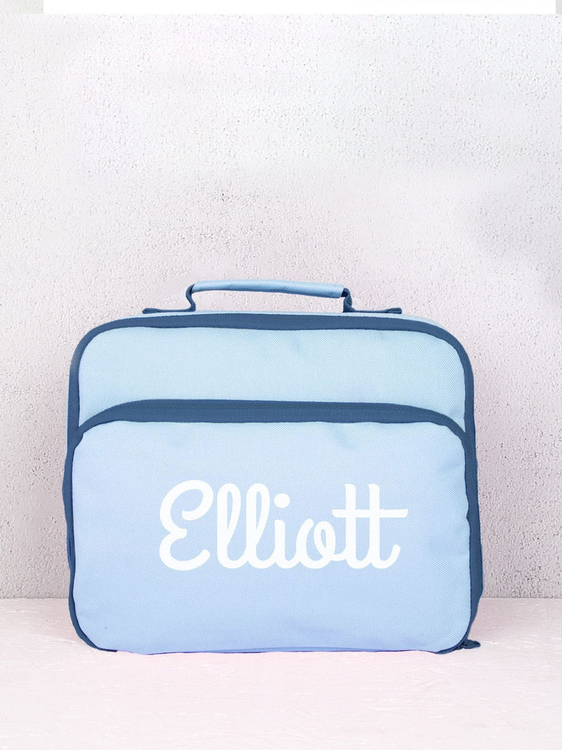 Personalised lunch bag with name, insulated (British brand)