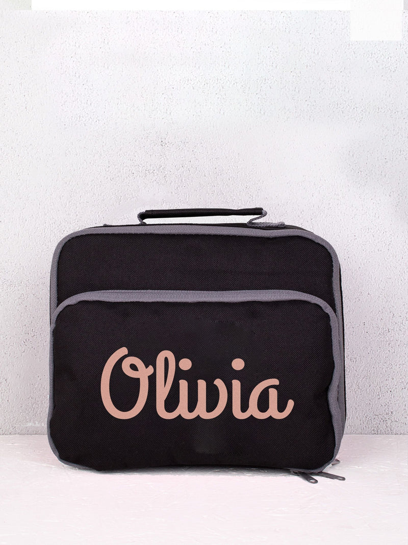 Personalised lunch bag with name, insulated (British brand)
