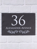 Personalised slate house sign 20x30cm - British product