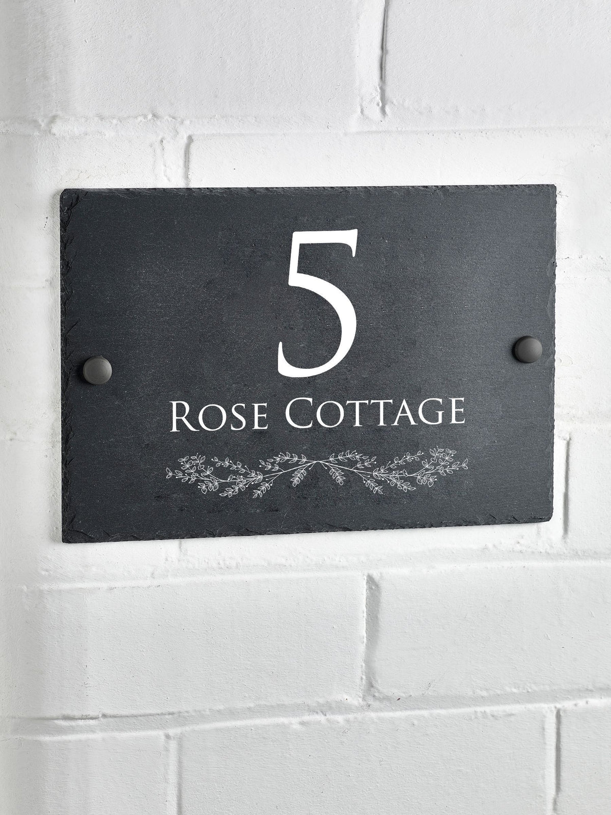 Personalised slate house sign 20x30cm - British product