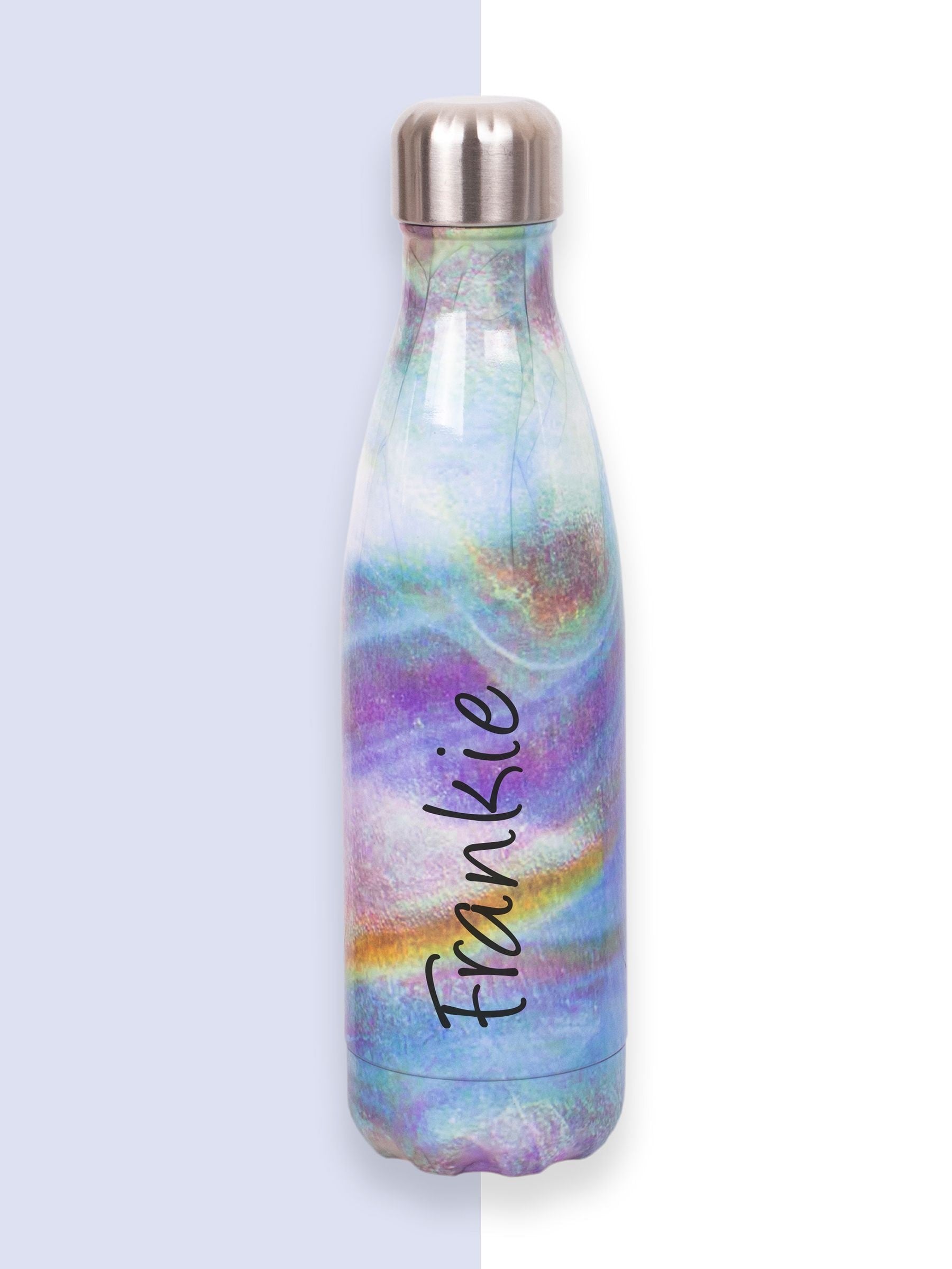 Loveabode personalised cosmic water bottle 500ml stainless steel - British product