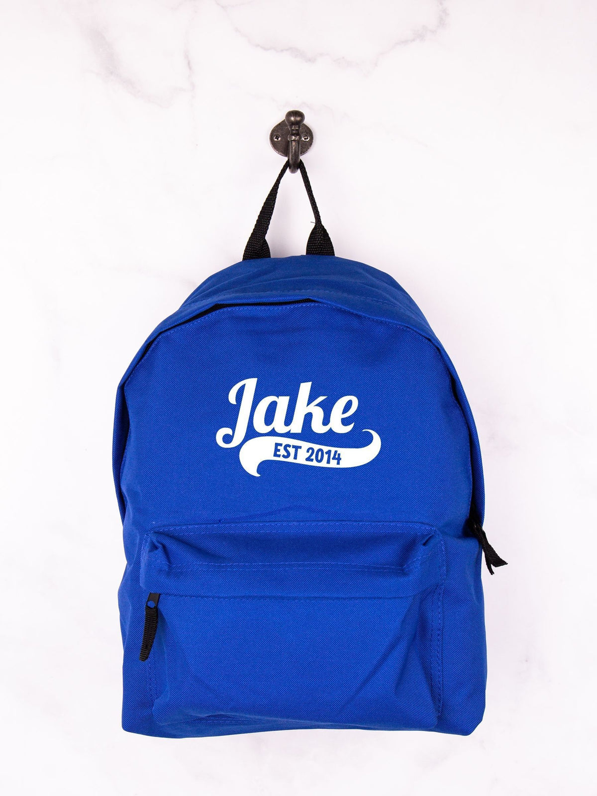 Loveabode blue personalised backpack 38cm - British product