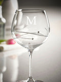 Personalised Diamanté Look Gin Glass by Loveabode