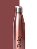 Loveabode personalised stainless steel water bottle 500ml (British brand)