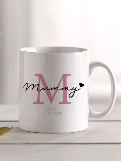 Next Loveabode Personalised Est Mummy Mug 11oz- Buy online at McGrocer