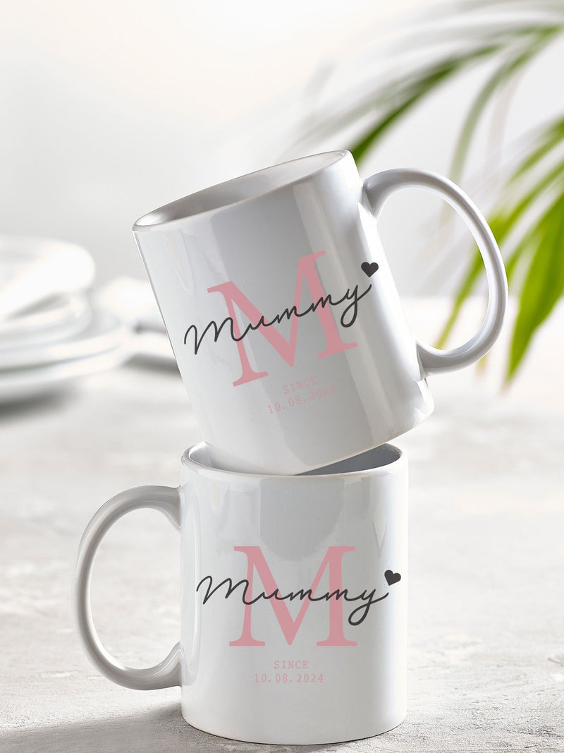 Loveabode Personalised Est Mummy Mug 11oz, UK version