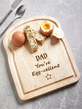 Loveabode personalised egg board 20cm x 24cm, UK version