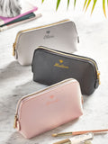 Loveabode personalised small heart makeup bag (British brand)