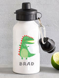 Loveabode personalised dinosaur kids bottle 400ml, UK version