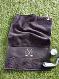 Loveabode personalised golf towel 40x60cm, imported from the UK