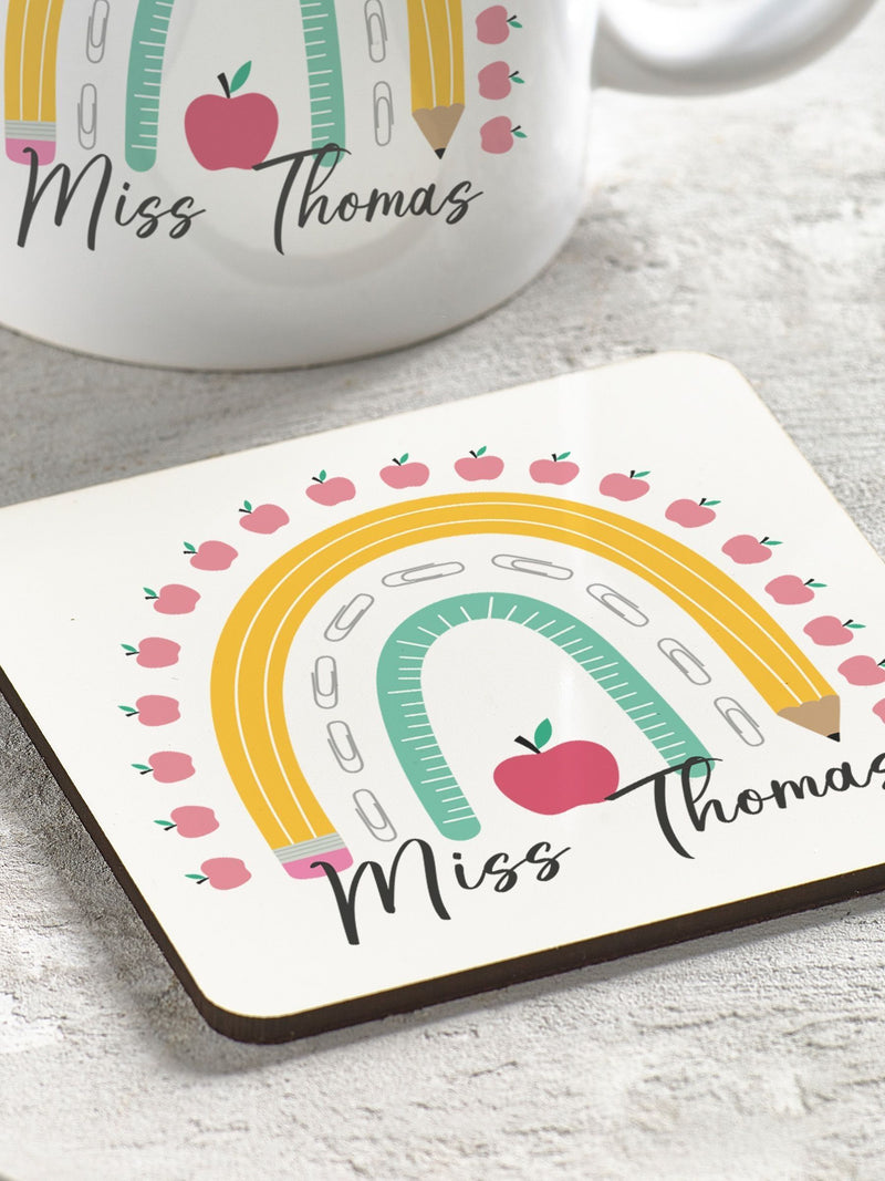 Loveabode Teachers Mug and Coaster Gift Set - British product