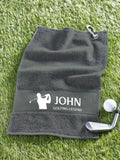 Personalised golf towel Golfing Legend 40x60cm, UK version