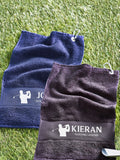 Personalised golf towel Golfing Legend 40x60cm, UK version
