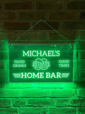 Loveabode personalised LED bar sign 50cm x 20cm, UK version