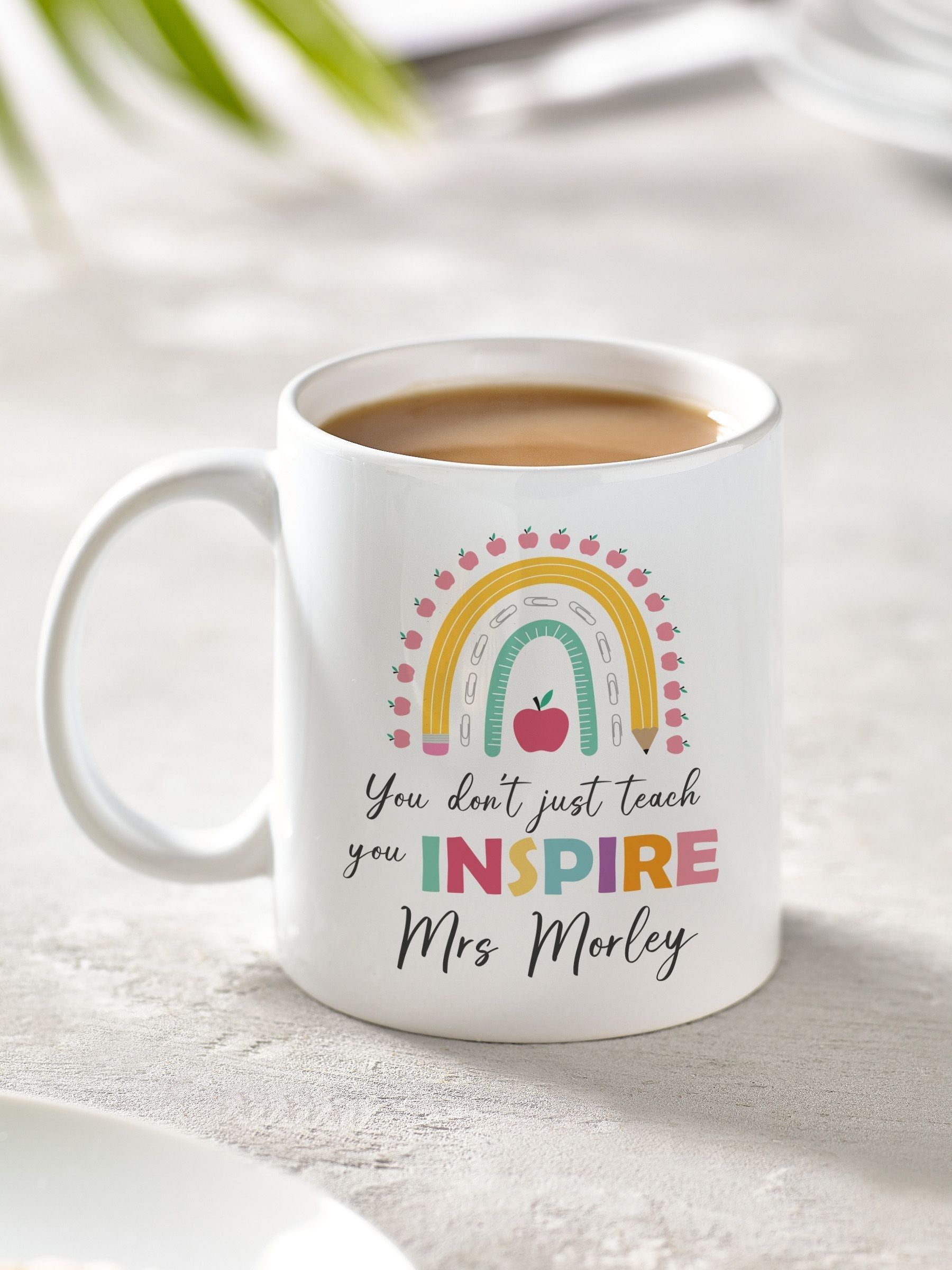 Loveabode personalised mug and coaster set, UK version