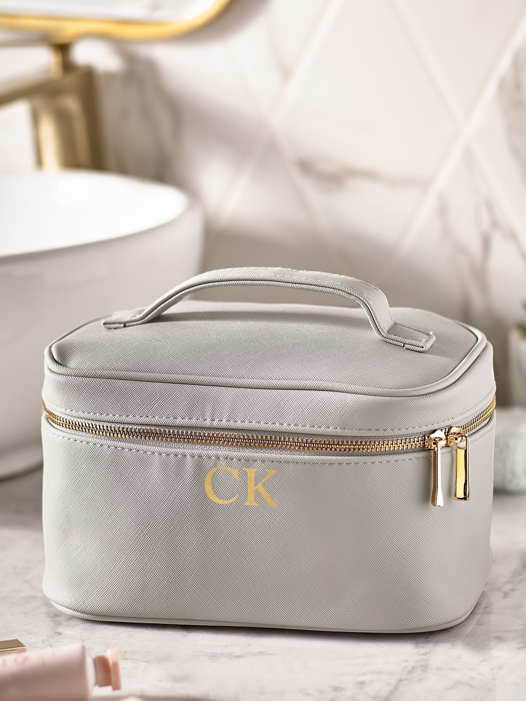 Loveabode personalised vanity case - British product