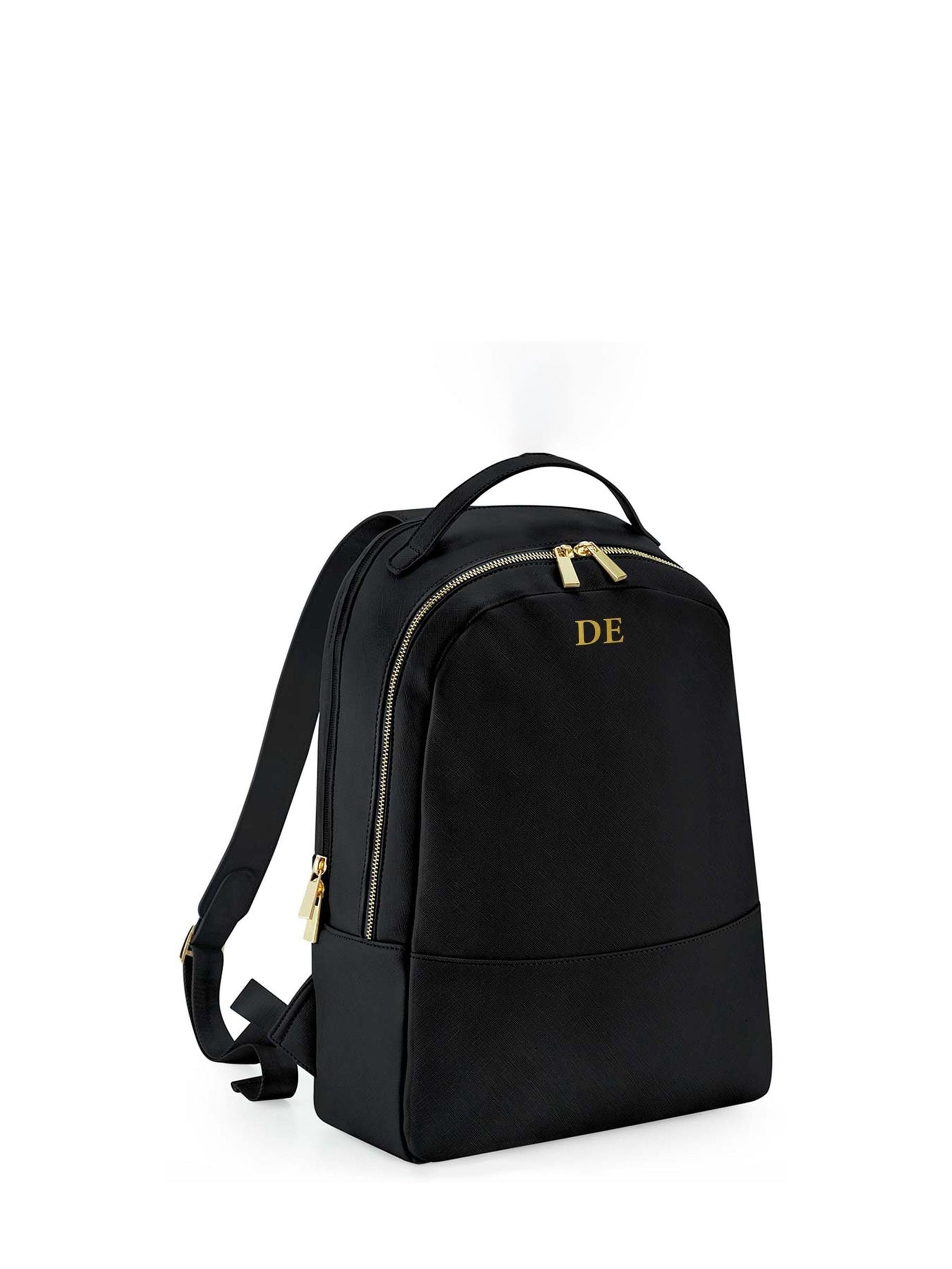 Loveabode personalised boutique backpack soft black 41x30x11cm, imported from the UK