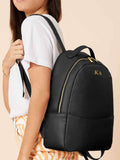 Loveabode personalised boutique backpack soft black 41x30x11cm, imported from the UK