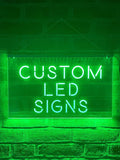 Loveabode custom LED sign multicolour music controlled 50cm x 30cm, UK version