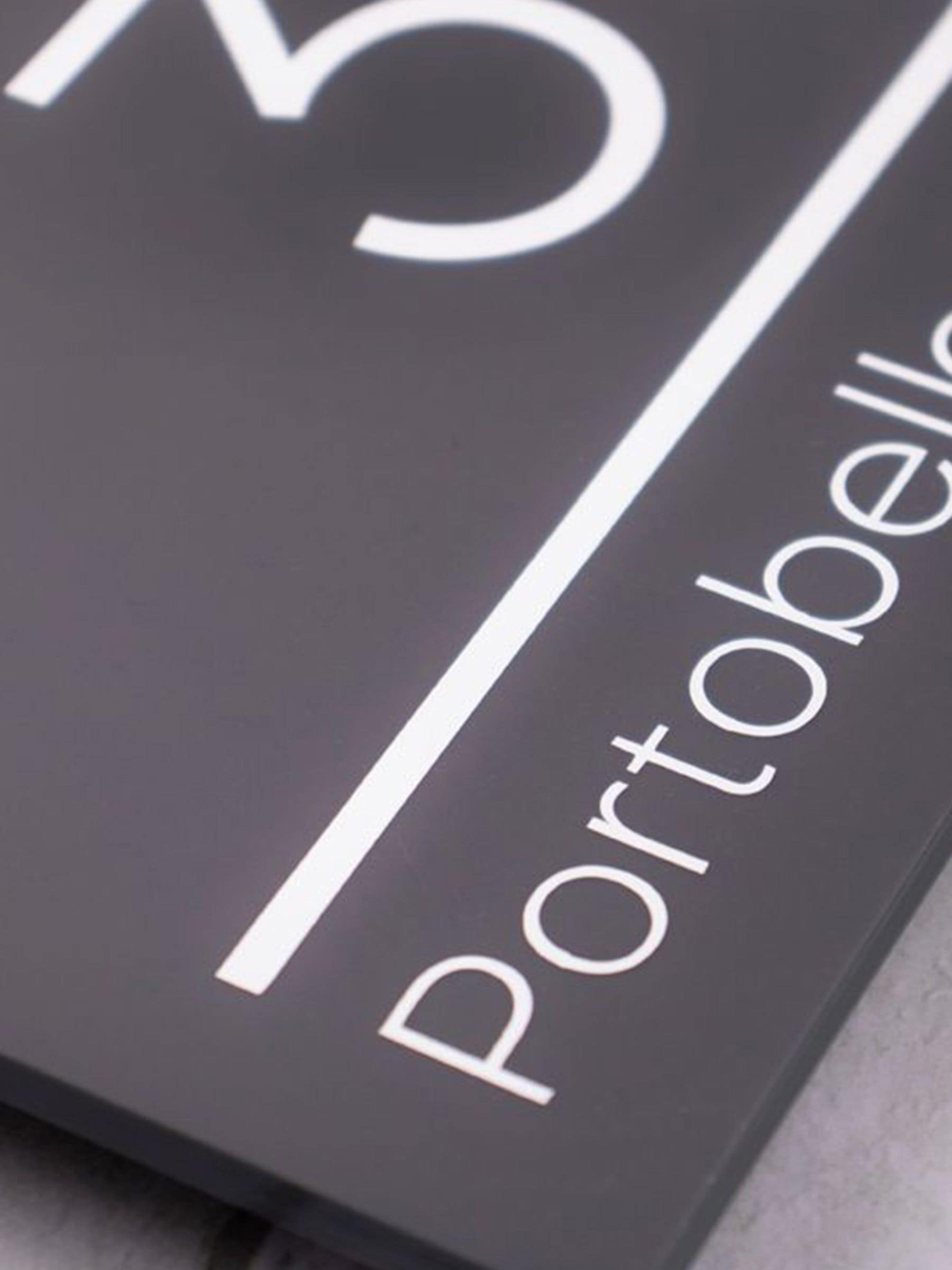 Modern acrylic house sign 30x15cm matte finish (British brand)