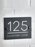 Loveabode rustic slate house sign 20x15cm, imported from the UK