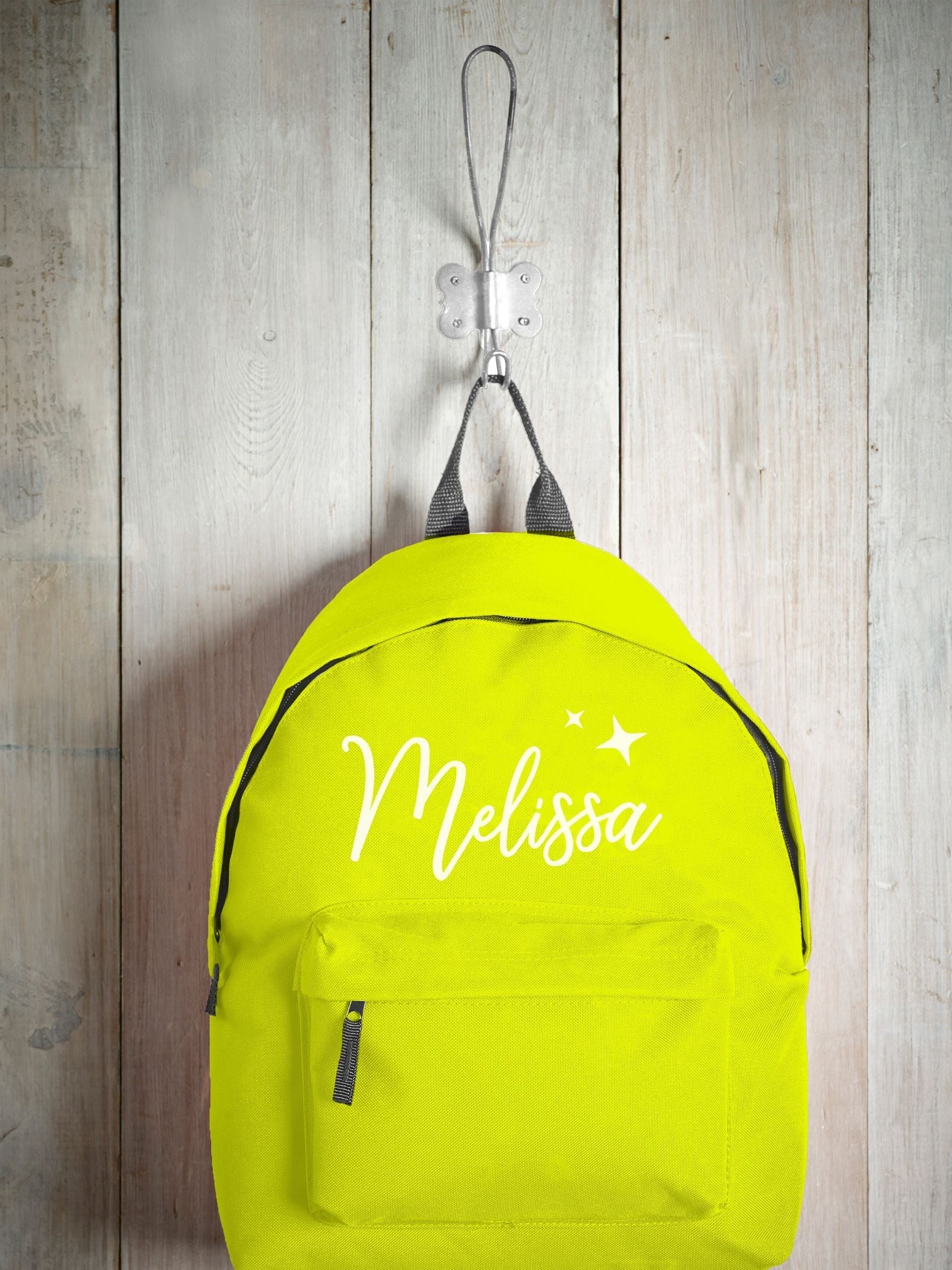 Personalised children's rucksack with name and stars (British brand)