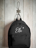 Personalised children's rucksack with name and stars (British brand)