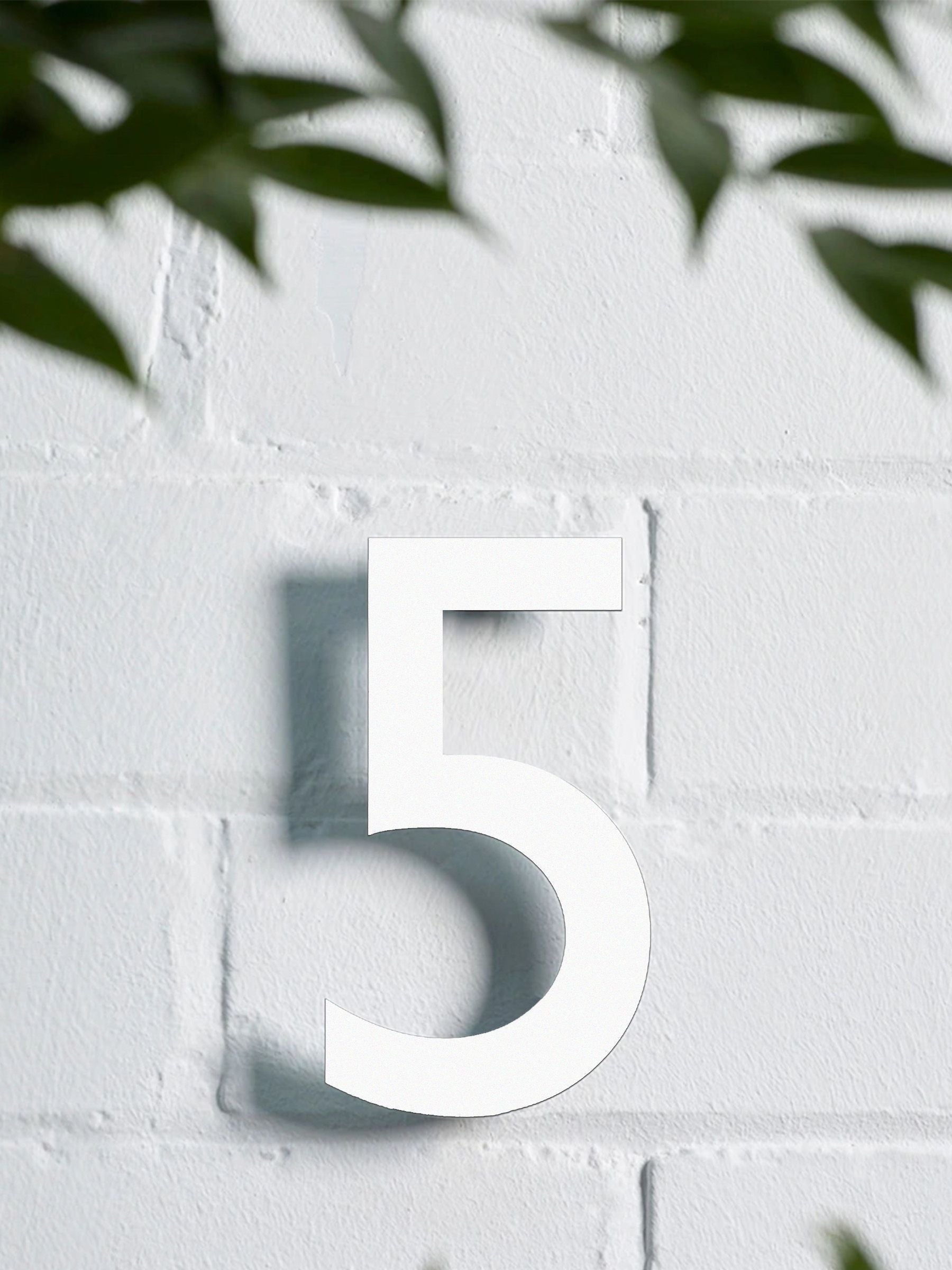 Loveabode acrylic house number sign 15cm, UK version