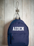 Personalised kids rucksack with name, imported from the UK