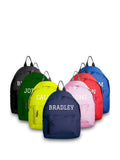 Personalised kids rucksack with name, imported from the UK
