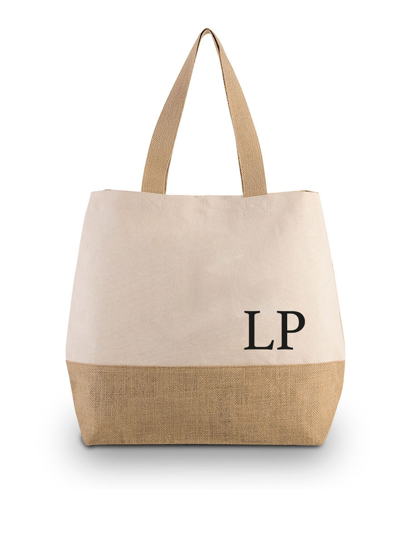 Natural jute tote bag 29 litres (British brand)