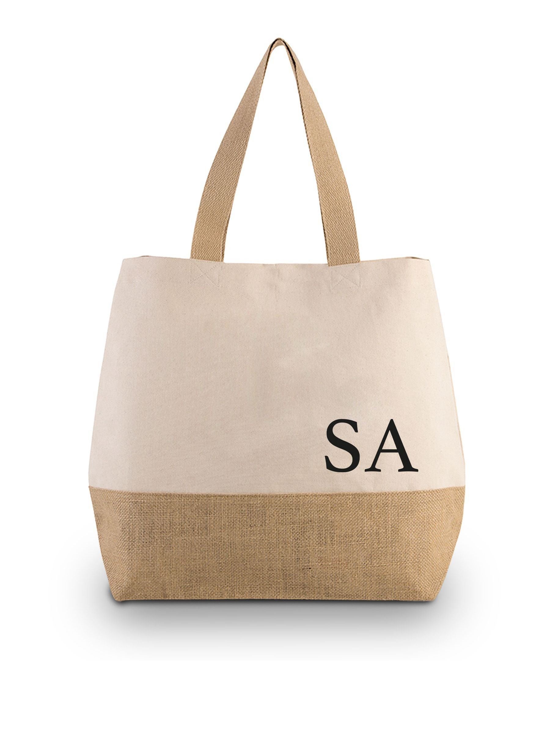 Natural jute tote bag 29 litres (British brand)