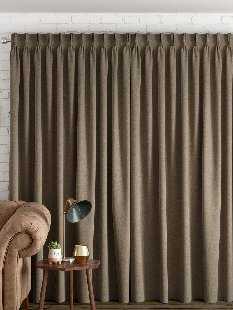 Next khaki green chenille curtains, imported from the UK