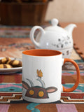 Star Editions Gruffalo mug with personalised orange insert and butterfly design, UK version