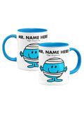 Star Editions Mr Men personalised colour handle black mug, UK version