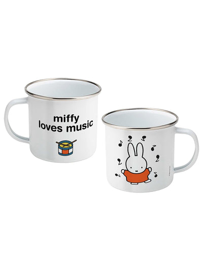 Next Star Editions Personalised Musical Miffy Enamel Mug 10oz- Buy online at McGrocer