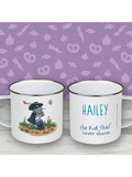 Star Editions personalised Highway Rat enamel mug 10 oz (British brand)