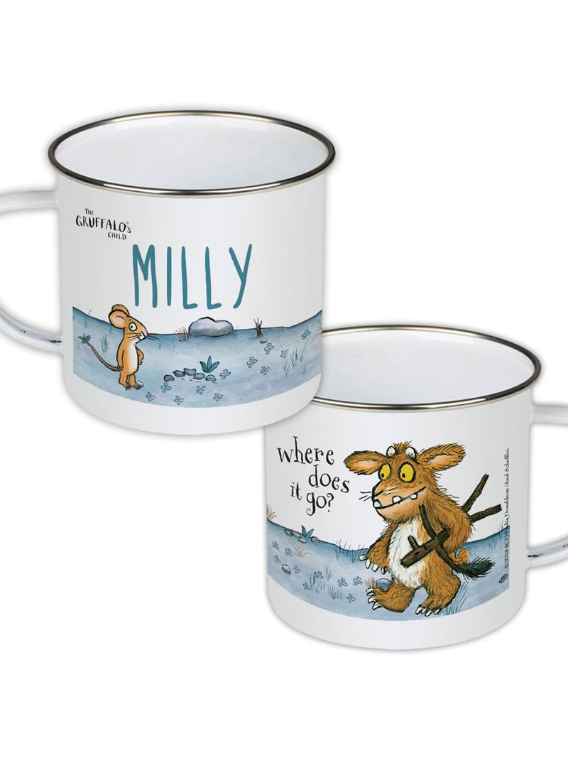 Star Editions Gruffalo's Child enamel mug 10oz, imported from the UK
