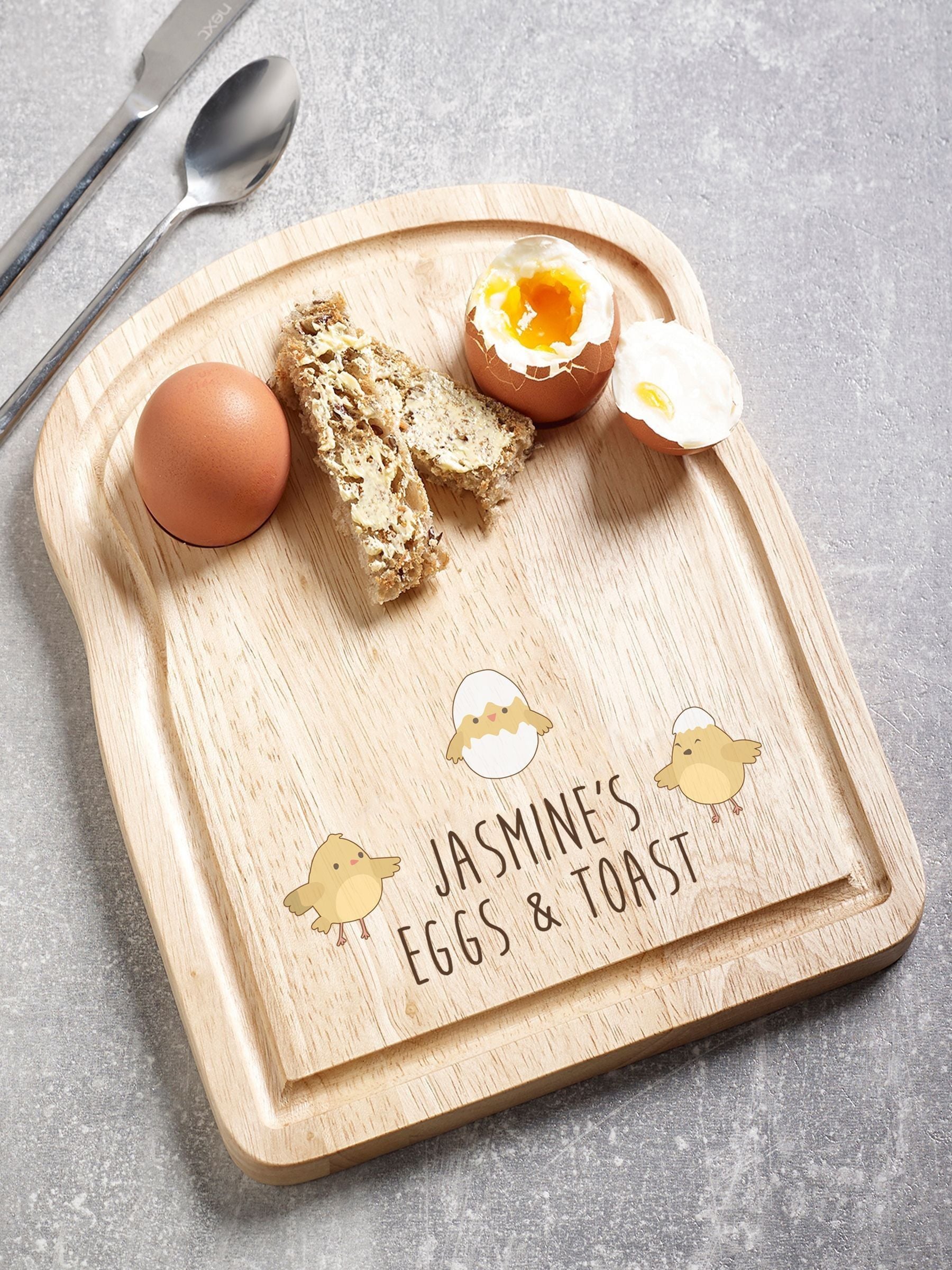 Loveabode personalised egg board 20cm x 24cm, UK version