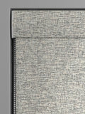 Next cross-hatch roman blind made to measure black white (British brand)