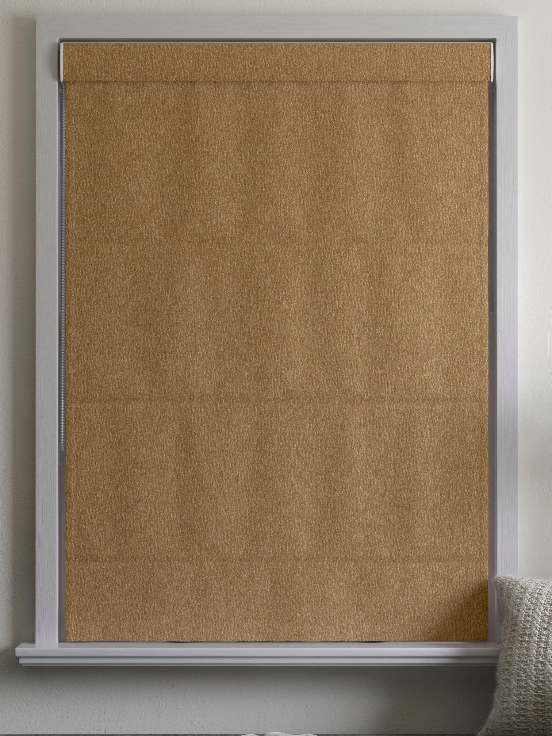 Next Dark Gold Cosy Chenille Roman Blinds, UK version