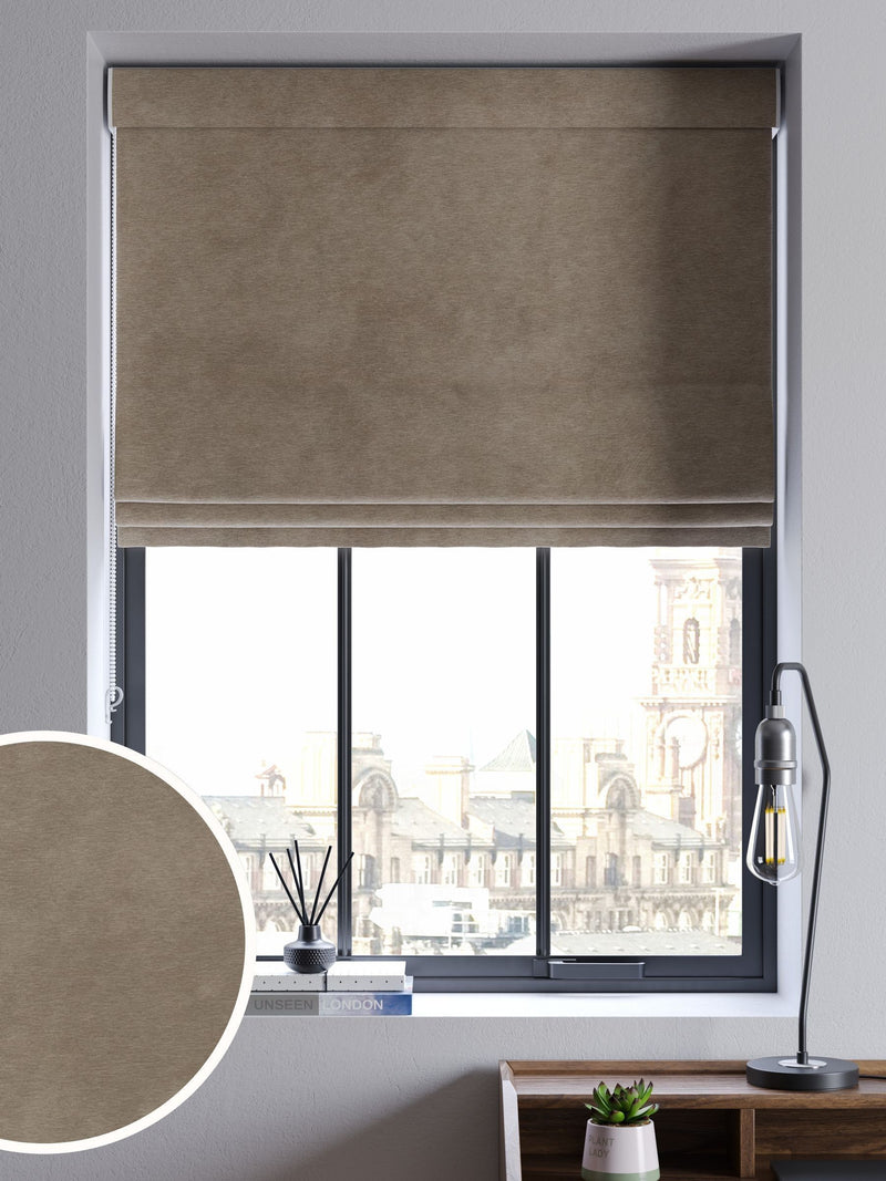 Next chenille roman blind natural made to measure, UK version