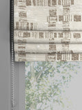 Next Champagne Gold Lustre Jacquard Roman blind (British brand)