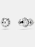 Delicate Rhodium-Plated Stud Earrings