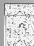 Next Isla Floral roman blind black white 100% cotton - British product