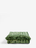 French Connection green Kabir printed throw 150x120cm, imported from the UK