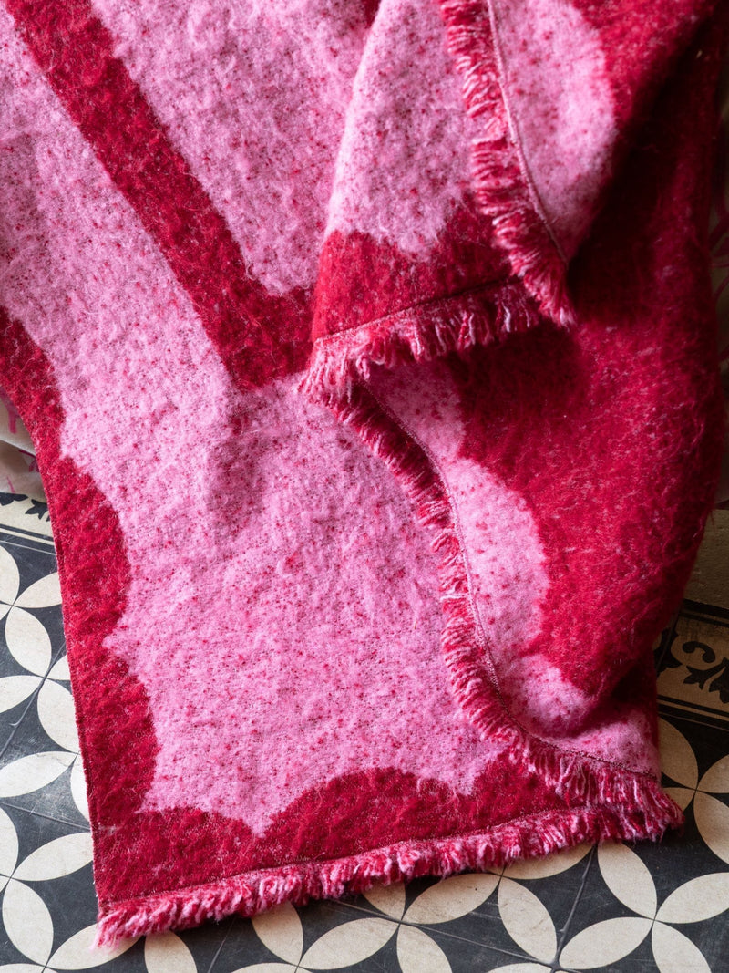 Rockett St George pink Ooh La La throw, imported from the UK