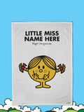 Star Editions Little Miss personalised cotton tea towel 50x70cm - British product